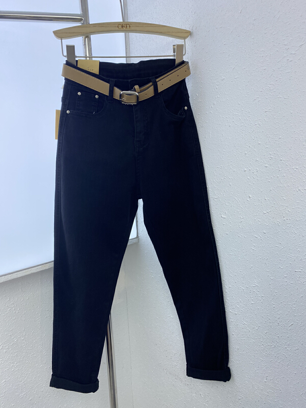 Original price 78.96! [okd] fashionable simple comfortable jeans (with belt) 52572-10\zxl