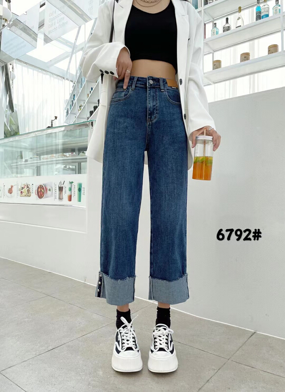 Original price: 122.82! [okd] simple and versatile casual jeans 6792-00\zxl