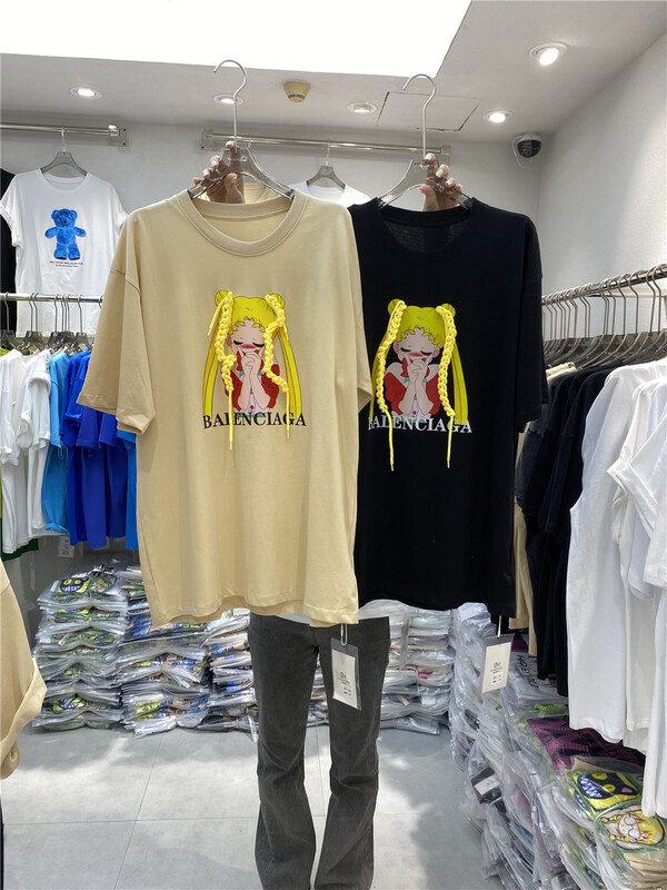 [DDM] simple casual pretty girl loose short sleeve T-shirt 3218\ozq