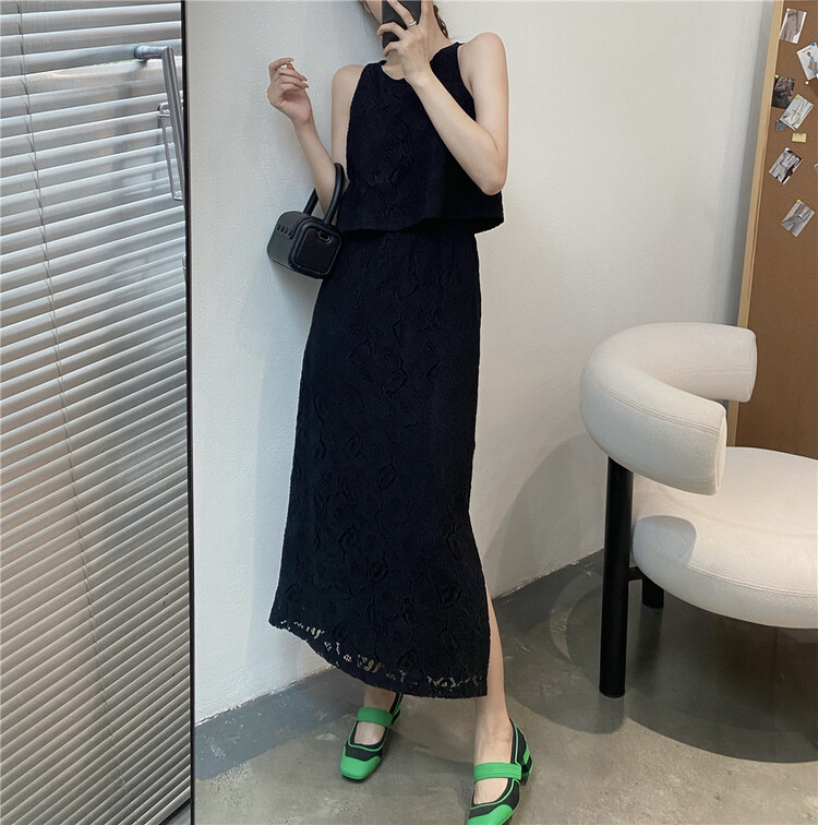 【摩登197】法式復古花朵氣質半身裙  5853A#  LSL