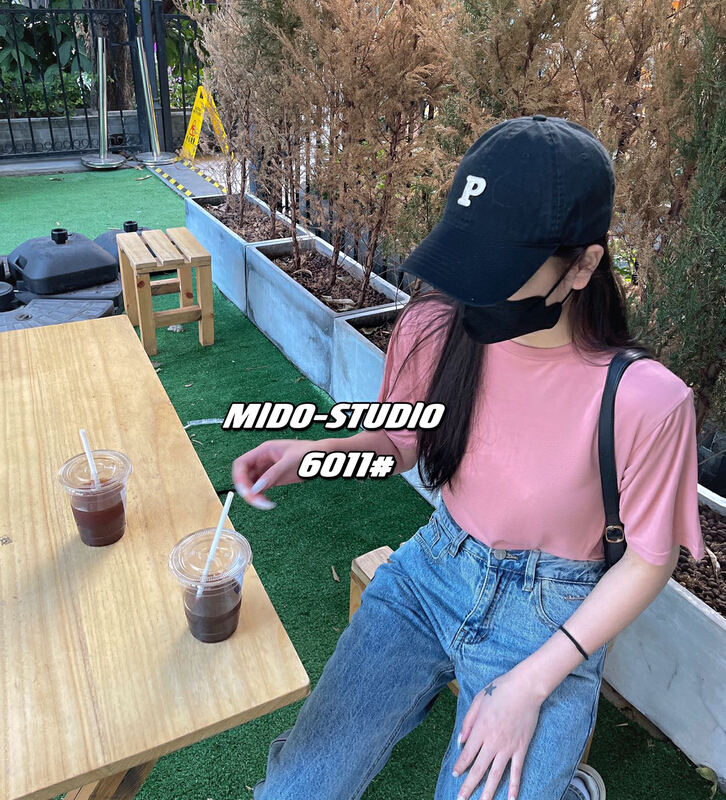 【 Mido 】 round neck casual comfortable short sleeve T-shirt ys2-6011\lsl