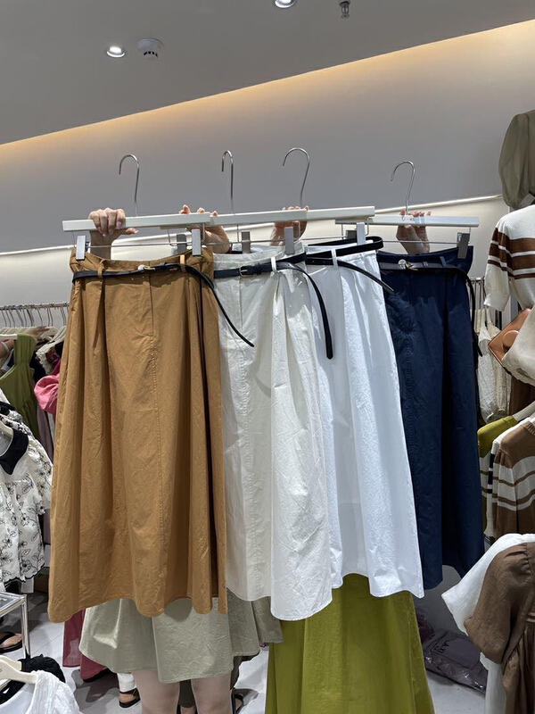 [U grain] commuting one button version a skirt (with belt) 9258\hbx