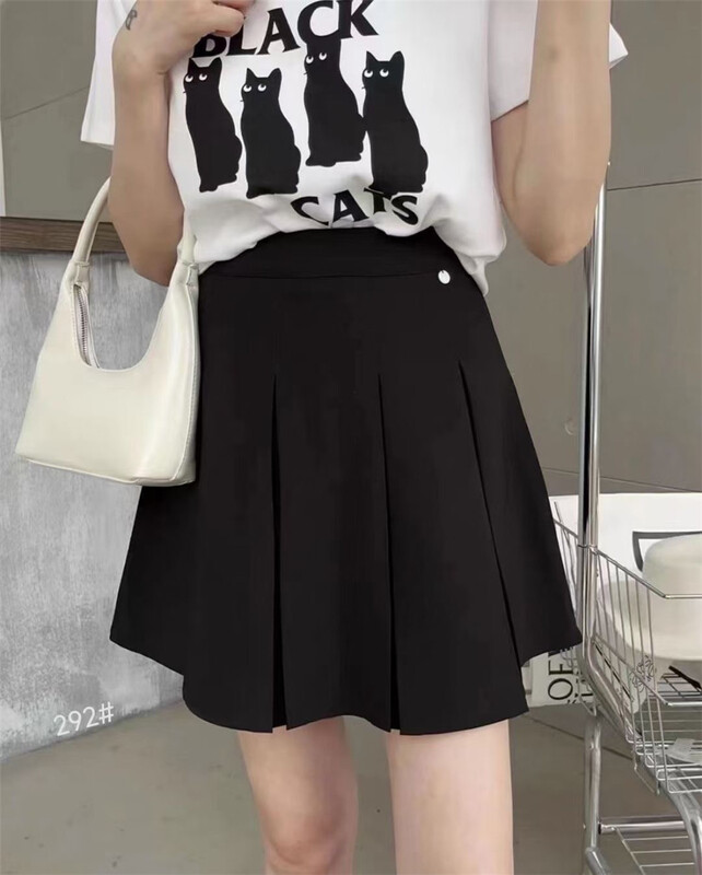 [thousands of fashion products] age reduced high waist pleated skirt 292\hjy