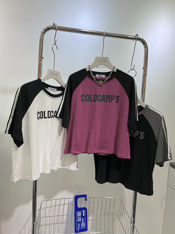 [M.M] letter loose fashion short sleeve T-shirt 612\l