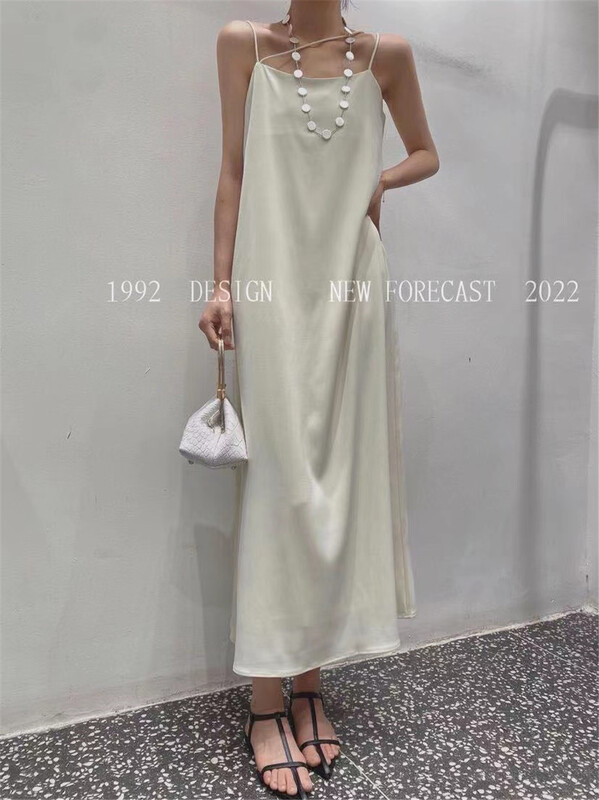 [1992] simple slim suspender dress 3871\xyj