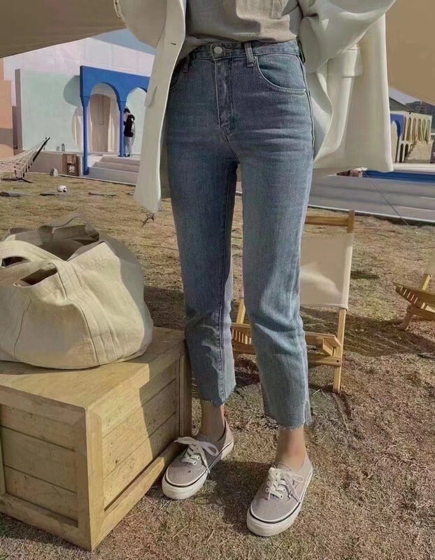 New year in early spring! [emoni] Korean versatile fashion jeans ys1-23737\cls