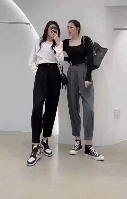 [thousand degrees] simple and versatile slim casual pants 523\lsw