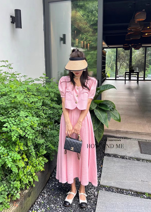 [how and me] French elegant temperament suit 7186\lsl