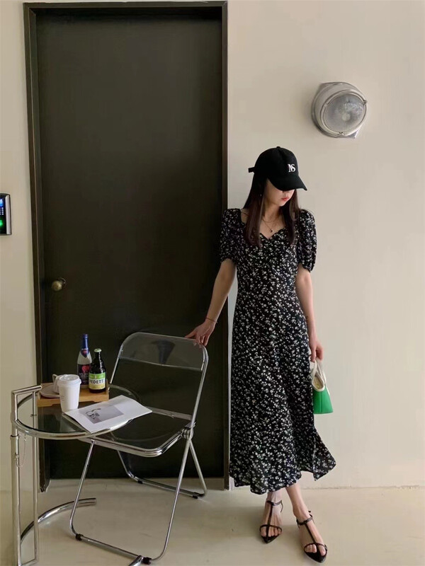 [AOT] French retro floral dress 5591\xyy