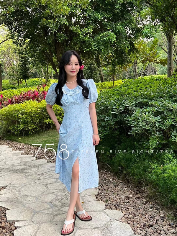 [7even5ive8eight] Han Shu lace dress 1765\hjy