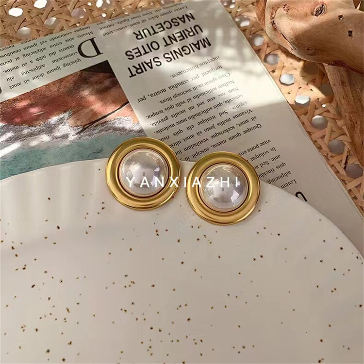 [words] temperament versatile Korean Earrings y12-x18017\ccl