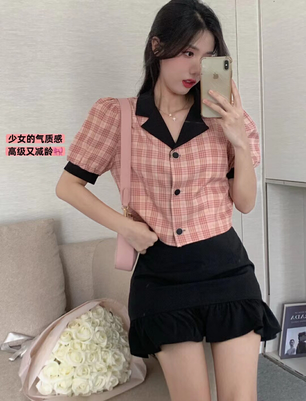 [forever23] Korean Vintage plaid shirt 818\hjy