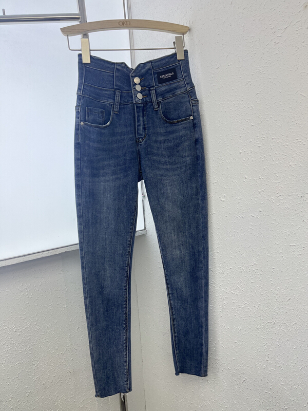 Original price: 122.82! [okd] Korean slim and versatile small leg jeans 2031-000\zxl