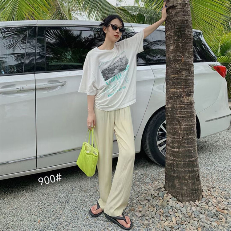 [Shangpin Wanqian] basic versatile wide leg casual pants 900\hjy