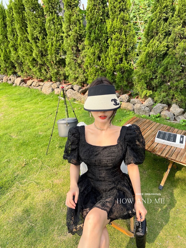 [how and me] elegant slim versatile dress 7108\lsl