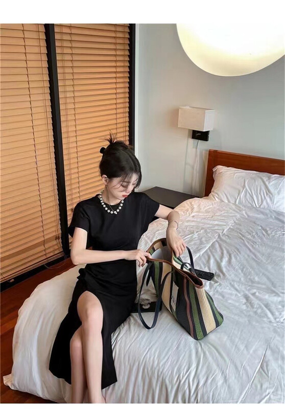 [pepper] pleated simple comfortable dress 665\pcz