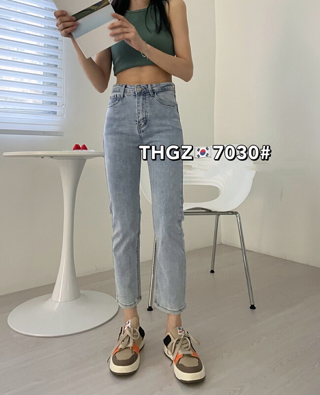 [fairy tale princess] fashionable simple skinny jeans t7030\hjy