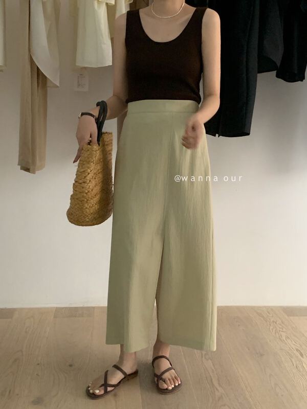 [wanna] elastic waist versatile skirt 89286\zxl