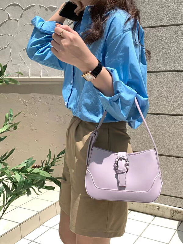 [9:00pm] Korean simple sweet lady armpit shoulder bag (adjustable long shoulder strap) 2121-1\lsl