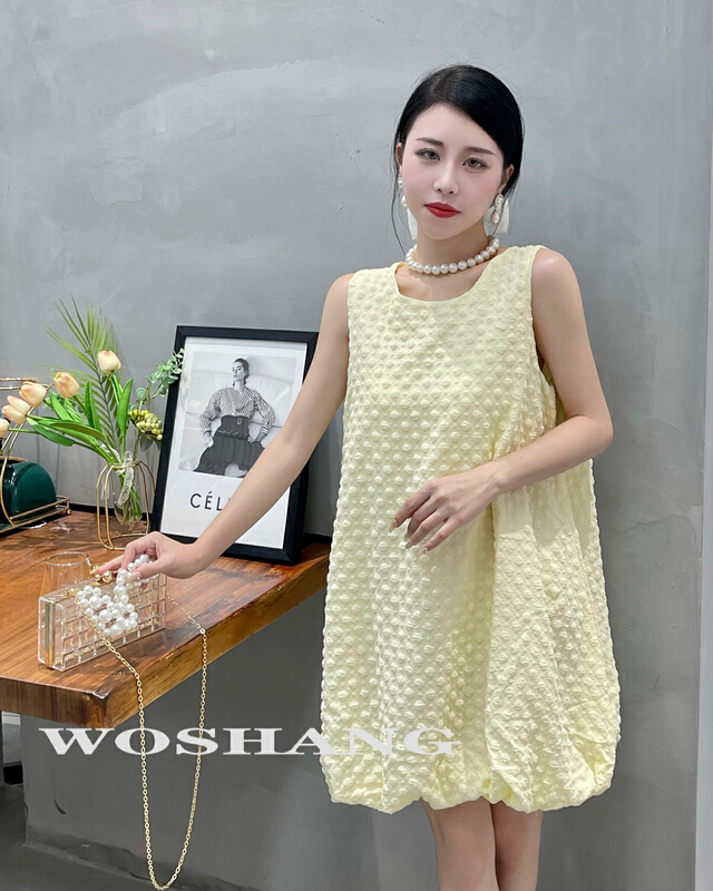 [woshang vogue] high waist slim versatile dress 1336\xyj