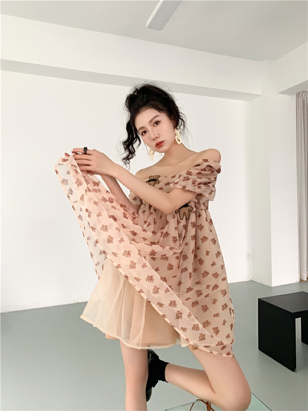 [AC] sweet wind bear design first love dress 7109\jj
