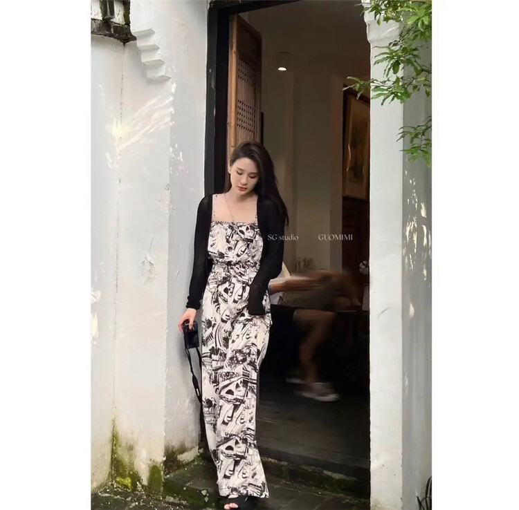 [Bingbing] simple small shirt + small design Jumpsuit two piece set ys1-8301\xyj