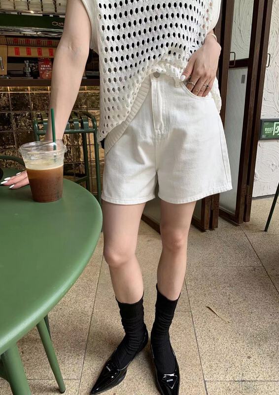 [Hua Muzi] simple and versatile Korean denim shorts b90102\zxl