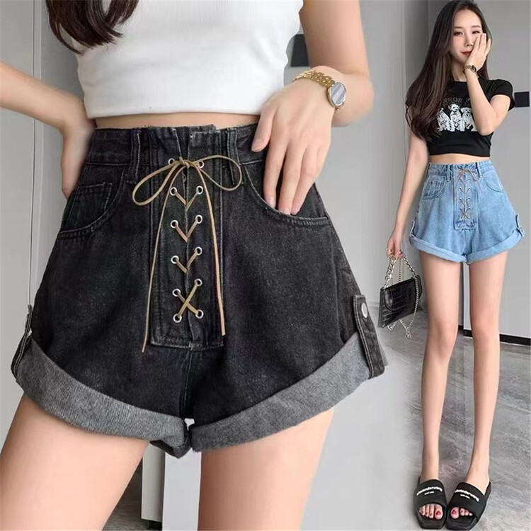 [o not 1] strapping fashion skinny denim shorts w886\lsw