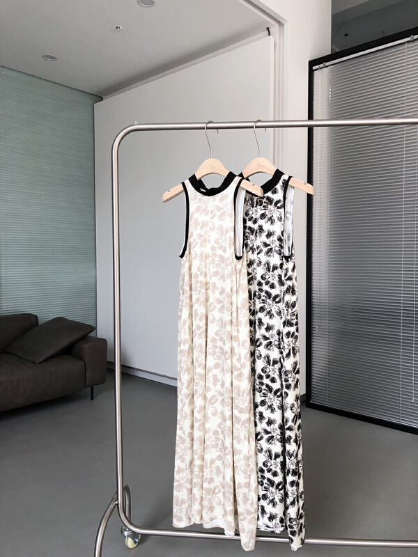 [cottoncandy] temperament high-level neck strap dress 22s613\xj