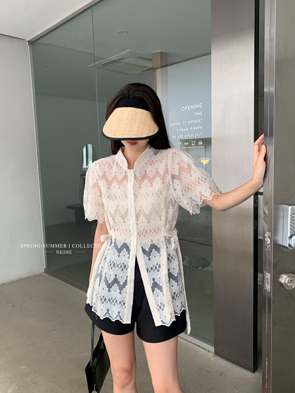 [neihe] fashion small waist design shirt 22315\jhy