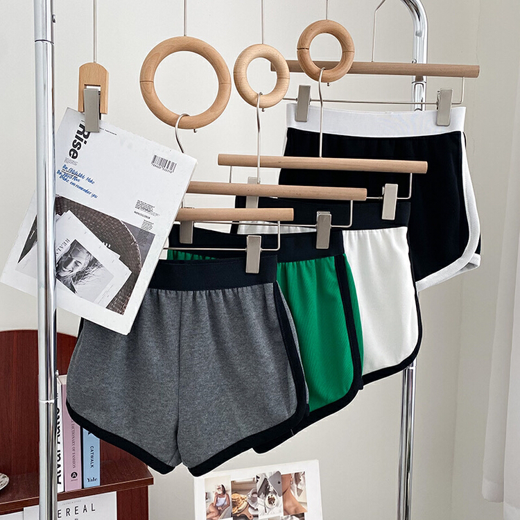 [Gangan] personalized color blocking design shows thin casual shorts 2811\\cl