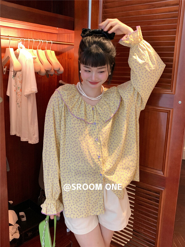 [s.room] lady doll neck temperament shirt ys2-209\lsl
