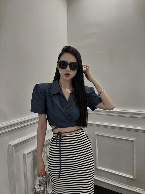 [web sensing] Korean simple age reducing shirt a1003\ozq