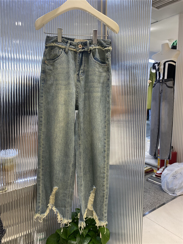 [o not 1] simple wide leg skinny jeans n056\lsw