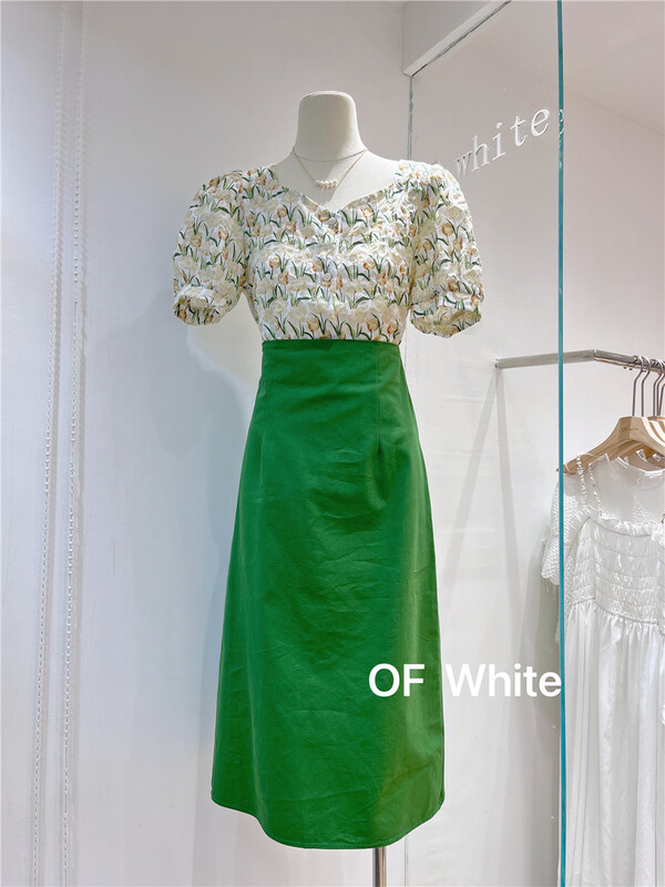 [of white] Korean version of lady's skirt 881517\hjy