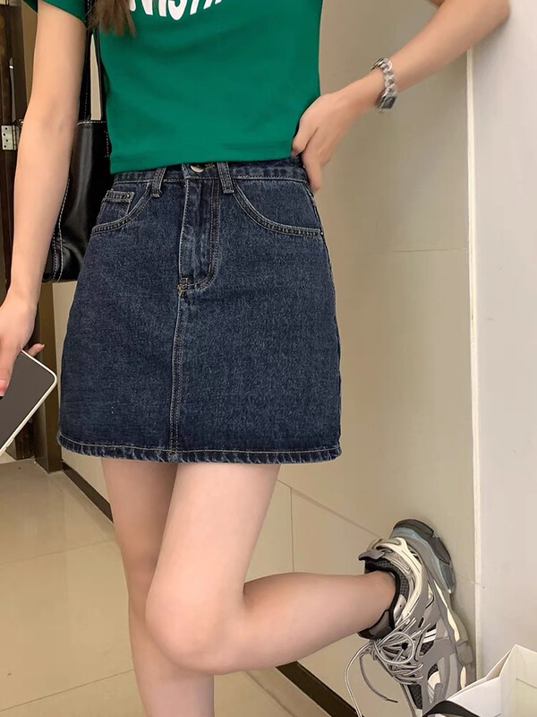 [clothes and jeans] Korean casual slim denim skirt 83167\hjy