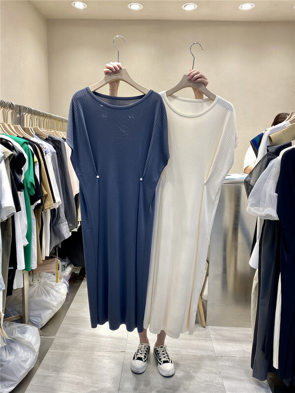 【K】 Loose Pullover crimp dress ys2-5281\jj