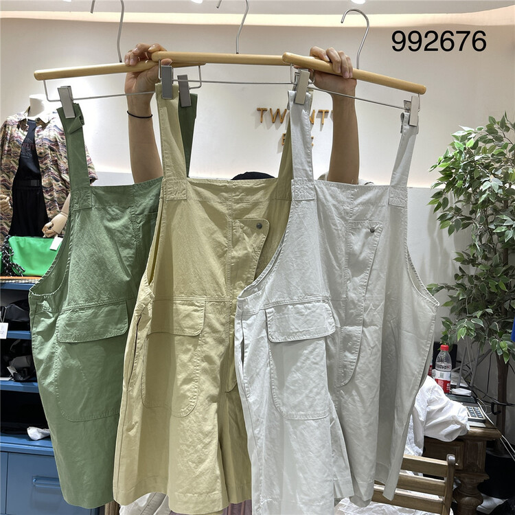 [twenty printed wood] Japanese simple and comfortable strap pants (only strap pants) 992676\l