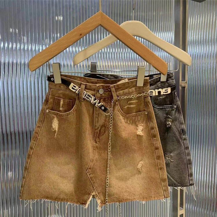 [o not 1] Korean slim fashion skirt (with waist rope) n130\lsw