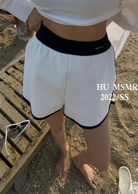 [Hu] simple and comfortable color blocking casual shorts ys1-6952\ozq