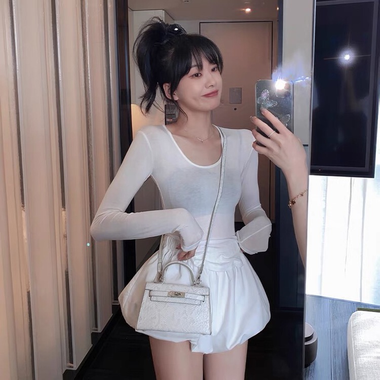 [dawg king] Korean high waist flower bud casual shorts d9250\wtt
