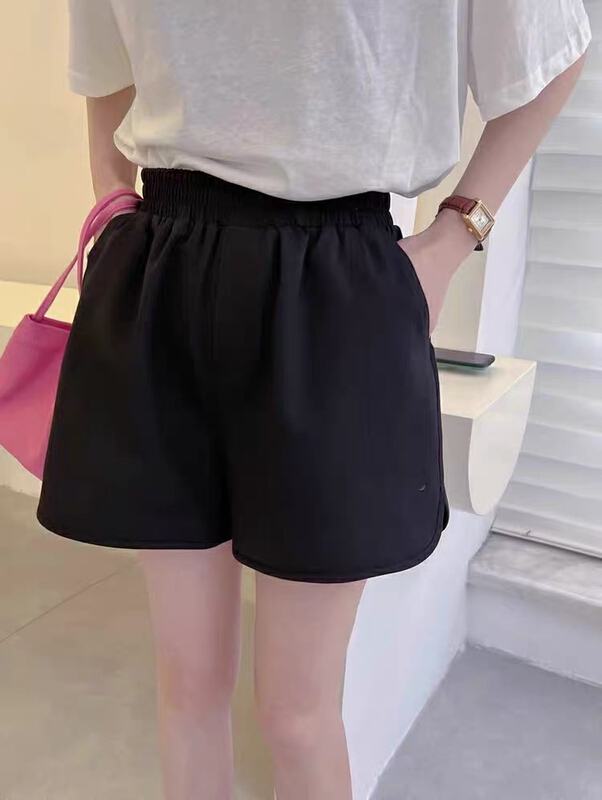 [Lala] elastic waist versatile wide leg casual shorts 3153\wtt