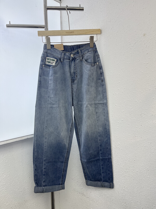 [okd] fashion gradient simple versatile jeans 52690\zxl