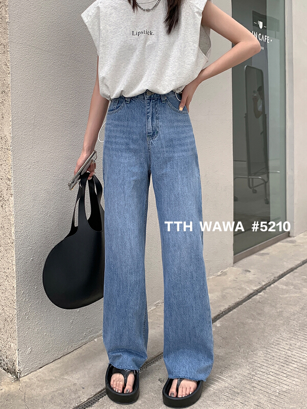[Wawa] Korean casual loose fitting jeans g5210\lsl