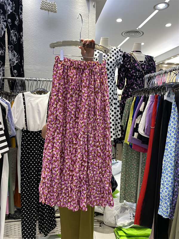 [al] romantic floral elastic waist skirt 0002\wpl