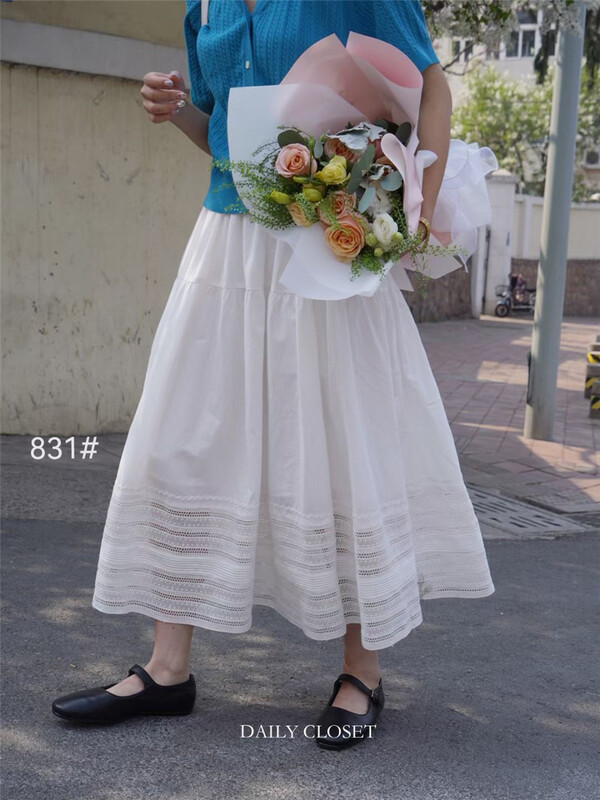 [thousands of products] original elastic waist skirt 885\hjy