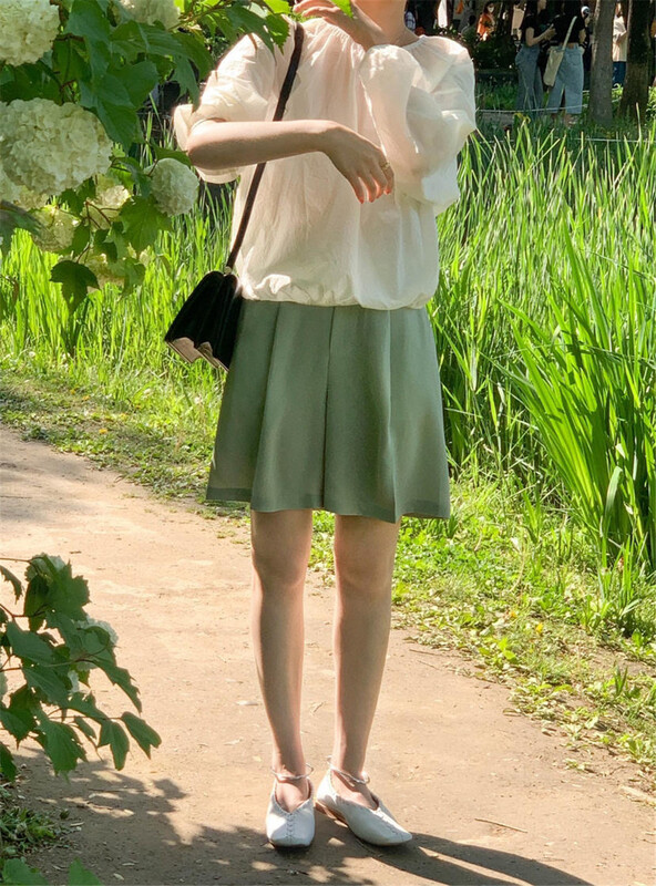 [acme ground] simple loose five point slim casual shorts 1569\cls
