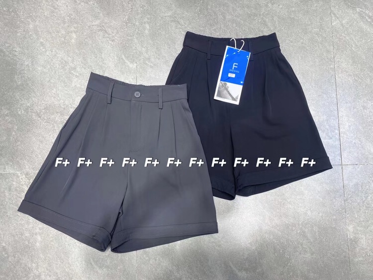 【F】 Korean slim wide leg casual shorts 1537\hbx