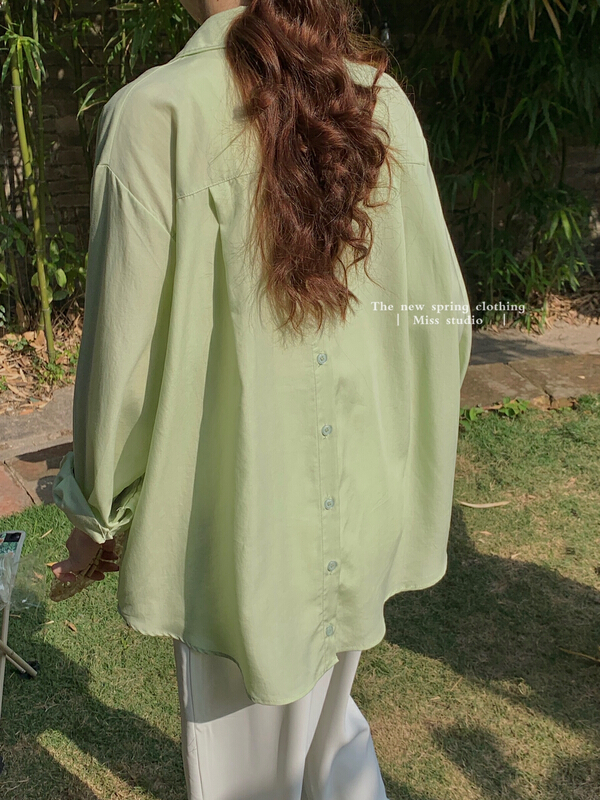 New year in early spring! [miss miss home] back slit breasted Tencel shirt ys1-2f006\zjy
