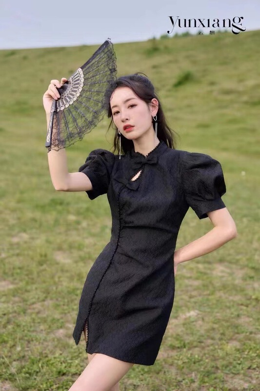 [AOT] bowknot custom small jacquard dress 5576\xyy